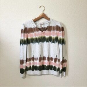 Knox Rose Puff Sleeve V Neck Sweatshirt